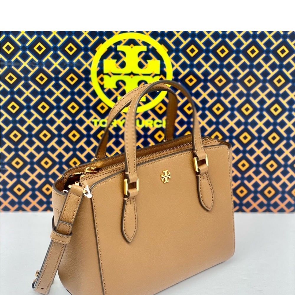 TORY BURCH EMERSON MINI NWT
TOP ZIP TOTE LEATHER CROSSBODY SATCHEL - Picture 12 of 15